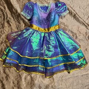 Walt Disney world 50TH anniversary girls size 5/6 Minnie Mouse Deluxe Costume dr